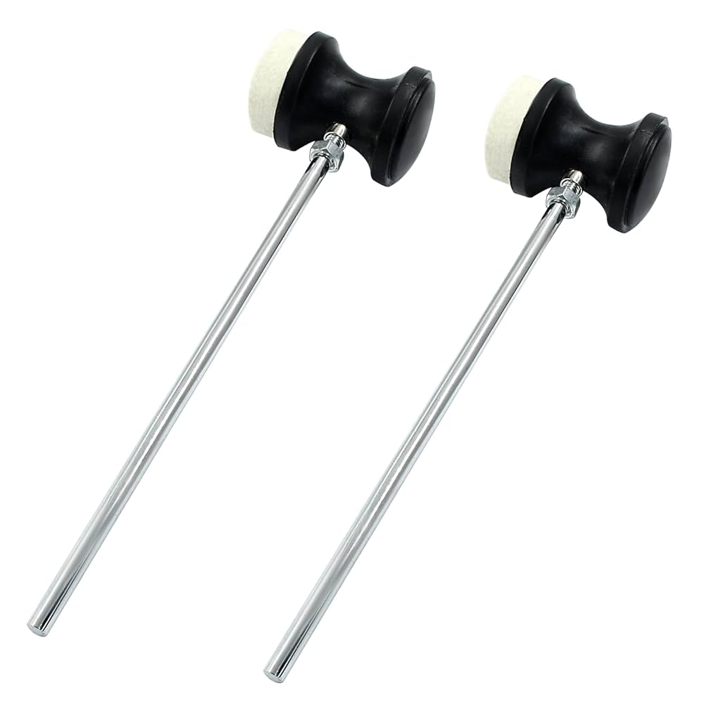 Amazon.com: Hordion 2Pcs Bass Drum Pedal Beater Double Sided